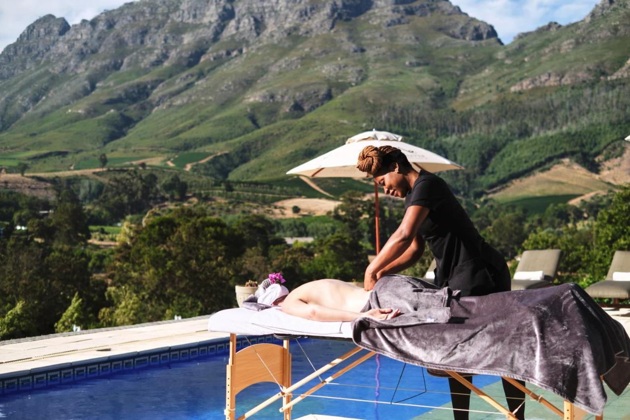 Alluvia Boutique Winery & Luxury Accommodation Stellenbosch Ngoại thất bức ảnh Massage